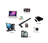 DIYEAH 150m Usb Wireless Adapter Mbit Mini Dongle for Desktop and Laptop Supports Multiple Operating Systems Easy Installation Includes Driver Cd Black
