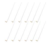DIYEAH 15pcs Copper Burning Spoon Simple Structure Chemical Combustion Laboratory Instrument for Medicine Bottles Teaching 21-24cm