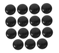 DIYEAH 15pcs Magnetic Curtain Weights for Bottom No Sew Drapery Wind Resistant Black Weights for Shower Curtains Tablecloths Bed Easy Install Magnets for Stable Window Treatment