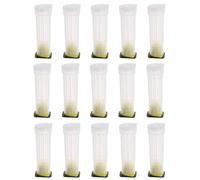 DIYEAH 15pcs Queen Cell Protector Cages, Bee Queen Rearing Cups Guard