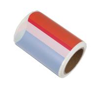 DIYEAH 16.4ft Die-cut Rolled Bulletin Board Borders with Pastel Geometric Patterns, Self-adhesive Coated Paper Stickers, Easy Peel Stick for Classroom and Chalkboard Decoration