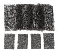 DIYEAH 16pcs Black Halloween Stippling Makeup Sponges 4x6x1cm Stipple Sponge for Scar Special Effects Body Face Paint Professional Safe Beauty Tool