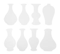 DIYEAH 16pcs Chinese Vase Paper Stencils for Kids, Easy to Colour Drawing Templates, Craft Paper Cardboard for Painting, Skill Development, Children's Bedrooms