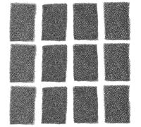 DIYEAH 16pcs Dense Stipple Makeup Sponges for Face Body, Black Scar Wounds Special Effects Sponge Set, 4x6x1cm Halloween Cosmetic Tool for Professional Body Painting