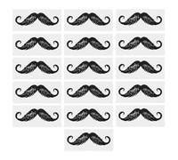 DIYEAH 16pcs Nose Hair Removal Stickers Waxing Kit with Mustache Protective Shields, Depilation Accessories for Adult Personal Care and Facial Hair Styling