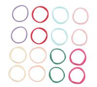 DIYEAH 16pcs Pastel Loom Loops Elastic Weaving Bands DIY Craft Kit for Adults Flexible Handmade Yarn Loops for Potholder Making Enhances Fine Motor Skills and Imagination