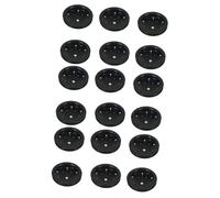 DIYEAH 18 pcs Black Abs Garbage Disposal Splash Guard Replacement Sink Baffle for Waste Food Disposer Splash Protection Easy to Install and Clean Accessories for Kitchen Sink Disposal