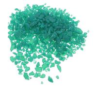 DIYEAH 1bag Green Fusible Glass Chunks for DIY Jewelry Making and Crafts Suitable for Microwave Kiln Use High-Quality Heat-fusible Glass Pieces for Creative Art Projects