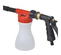 DIYEAH 1l Car Wash Water Gun Portable Handheld Watering Can with Multi-function Foam Spray Easy Control Stream and Sturdy Pp Material for Car Washing and Garden Watering