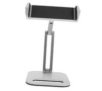 DIYEAH 1pc Adjustable Phone Holder Stand for All Mobile Phones Tablets Non Slip Base Ergonomic Design Portable for Office Home Use Easy to Adjust Height Angle