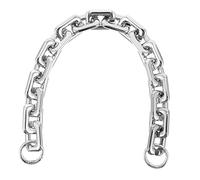 DIYEAH 1pc Bag Accessories Carrier Strap Handles Chunky Purse Chain Clasp Webbing Purses Gold Chain for Handbag Bags Belt Bag Pant Chain Chunky Chain for Handbag Chains The Chain Silver
