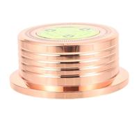 DIYEAH 1pc Delicate Record Weight Stabilizer for Turntable Gold Sound Quality Reduce Vibration for Vinyl Enthusiasts