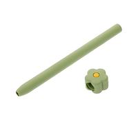 DIYEAH 1Pc Flower Design Silicone Protector Cover for Pencil Cute Cartoon Stylus Skin Green Floral Style Scratch Resistant for Friends and Creative Users