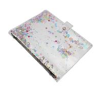 DIYEAH 1Pc Transparent PVC Notebook Cover Protector Handbook Case for Students Teachers Folder Cover for School Office Use Versatile Notebook Protector with Elegant Design