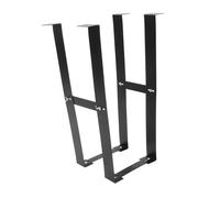 DIYEAH 1Set Adjustable Under Desk Computer Tower Mount Bracket Sturdy Carbon Steel Holder for Desktop Power Supply Space Saving Design Easy Installation Durable Reliable