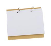 DIYEAH 1set Blank Hand-Painted Book Spiral Scrapbook for Calendars Photos Doodles Pages Kraft for Memory Making Creative Projects