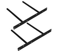 DIYEAH 1Set Hidden Floating Shelf Bracket | Heavy Duty Blind Shelf Support | Kitchen & Fireplace Mantel Bracket | Invisible Wall Mount Support 30x20x2.5cm