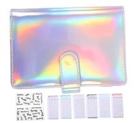 DIYEAH 1Set Loose Leaf Budget Binder Set with Budget Sheets Zipper Pockets and Label Sheets Portable Cash Notepad for Expense Tracking Savings Management and Planning
