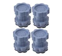 DIYEAH 1set Vibration Washing Machine Feet Stabilizers Nonskid Shockproof Pads for Drum Washers Modern Elephant Foot Design Durable Noise Protection Stability 4pcs