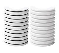 DIYEAH 2 Boxes Self-adhesive Eyelash Strips Waterproof Sweatproof with Natural Look, 20 Pieces and Black Lash Glue Tape for False Eyelash Application and Daily Wear