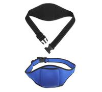 DIYEAH 2 Pcs Adjustable Neoprene Mic Belt Carrier with Sweat Absorbent Waist Pack for Fitness Instructors and Theatre Speakers Handsfree Teaching Outdoor and Fitness Sessions Sports Belt