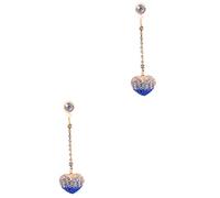 DIYEAH 2 pcs Alloy Heart Shaped Earphone Plug Dust Cover Gradient Color Protective Cap for Jack Compatible with Mobile Devices Stylish Lightweight Phone Accessory