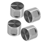 DIYEAH 2 Sets Gas Stove Knob Replacement Metal Control Knobs for Gas Range Stove Button for Kitchen Cooking Hob