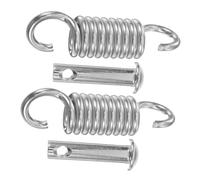 DIYEAH 2 Sets Heavy Duty Swing Spring Kit with Pin Steel Suspension Hooks for Porch Swings and Hanging Chairs Portable Compact Design for Indoor and Outdoor Hammock Basket Chairs