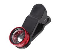 DIYEAH 2 Sets Phone Lens Kit Fisheye Lens Macro Clip for Smartphones with Black Clip Capture Stunning Details and Perspectives
