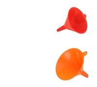 DIYEAH 2 Sets Plastic Funnel Kit 8pcs Pp Filling Funnels for Kitchen and Car Oil Transfer Multipurpose Gasoline and Liquid Slanted Spout for Automotive and Household Use Random Color