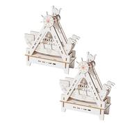 DIYEAH 2 Sets Puzzle Kit Large Wooden Model Nautical Decor for DIY Assembly Educational Fun Decorative Masterpiece for Adults Men Women Beige No Battery Included