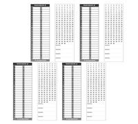 DIYEAH 2 Sets Weatherproof PVC Electrical Panel Identification Labels Reusable Self-Adhesive Breaker Box Stickers Circuit Markers for Electric Boxes and Substations Oil and Moisture