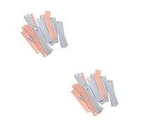 DIYEAH 2 Sets Zinc Copper Anode Sheet for Fruit Battery Science Experiments DIY Primary Battery Electrodes Lightweight Copper and Zinc Strips for Educational Stem Projects Kit