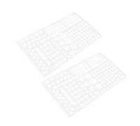 DIYEAH 2 Sheets White Light Dimming Stickers Brightness Reduction Self Adhesive LED Light Blocking Decals for Home Appliances Routers Power Outlets Easy Cut Install for Sleep Improvement