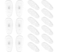 DIYEAH 20 Pairs Silicone Nose Pads for Glasses, Replacement Cushions | Flexible Cushion Design, Screw Fit for Optical Frames, Daily Wear and Active Movement