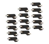 DIYEAH 20 Pcs Pcb Socket for Keyboard Hot Swap Pcb Socket Hot Plug Hot-swappable Fast Shaft Swapping Abs Material Two Clamps Design for Mechanical Keyboard Repair and Upgrade
