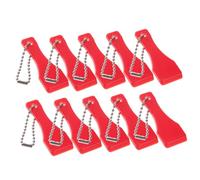DIYEAH 20 Pcs Plastic Scraper Tool Lottery Ticket Scratcher, Red Plastic, Lightweight, Ergonomic Shape, Versatile Scratcher Tool for Lottery Tickets and Sticker Removal