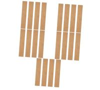 DIYEAH 20 Pcs Self-Adhesive Natural Cork Strips for Walls Frameless Bulletin Board Replacement Bars for Office Home Creative Photo Display and Notes