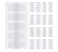 DIYEAH 20 Sheets Round Hole Self-Adhesive Binder Hole Reinforcement Stickers with Index Tabs for Notebooks and Office Use