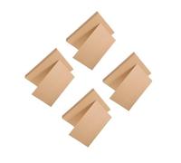 DIYEAH 200 pcs Brown Kraft Cardstock Paper Sheets Thickened Card Making Paper for DIY Crafts Scrapbooking Handmade Art Projects Safe and Tear-Resistant for Adults