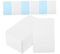 DIYEAH 200 Sheets Index Cards Blank Paperboard Flashcards for Studying Small Note Cards for Vocabulary Message Planning DIY Writing Smooth Surface White Blue Each