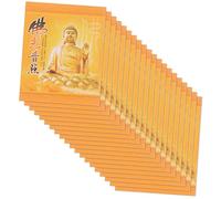DIYEAH 200pcs Buddha Amulet Cards for Wealth Fortune Fengshui Protection Cards Lightweight Portable for Buddhist Offerings Blessings Auspicious Family Friends