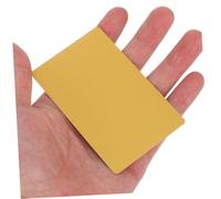 DIYEAH 200pcs Gold Aluminum Metal Business Card Blanks Smooth Surface for Laser Engraving Sublimation DIY Name Plates Oxidation-Resistant Sheets