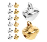 DIYEAH 200pcs Mm Copper Jingle Bells for Crafts Lightweight Tiny Bell Pendants Sound, for Handmade Presents and Jewellery Making Accessories