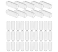 DIYEAH 200pcs Rubber End Caps for Hairbands, 4.0mm Inner Diameter Headband Tip Covers, Sturdy Replacement for 6mm Hair Hoop Accessories, Suitable for DIY Hairband Repairs and Styling