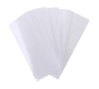 DIYEAH 200pcs Soft and Flexible Non-woven Wax Paper Strips for Hair Removal, Tear-resistant White Waxing Strips for Hand and Legs, Suitable for Anytime Anywhere Use