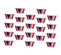 DIYEAH 200pcs Union Jack Cake Baking Cups Paper Cupcake Wrappers British Party Paper Liners for Christmas Muffins and Ice Cream Desserts