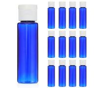 DIYEAH 20pcs 30ml Blue Plastic Dropper Bottles Reusable and Portable Essential Oil Bottles Suitable for Essential Oils and Muscle Base Fluids