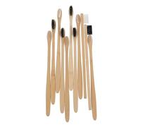 DIYEAH 20pcs Bamboo Toothbrushes with Small Head, Black White Bristles, Biodegradable Manual Toothbrush Set for Travel and Home Oral Care