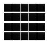 DIYEAH 20pcs Black Glossy Testing Paper for Precision Metal Engraving and Applications, Broad Compatibility Enhanced Contrast Performance, High Quality Paper Sheets